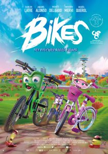 Cartel Pelicula de Animacion Bikes