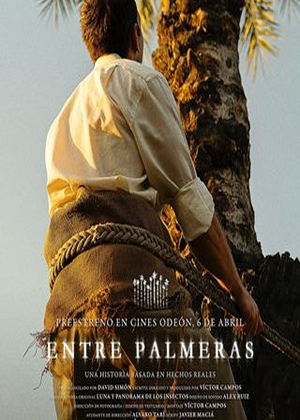 Cartel de la pelicula entre palmeras - (documental)